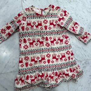 Hanna Andersson flannel girl dress pajamas (6-7 yo)